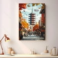 thumbnail image 2 of Nagoyas Travel Canvas, Vintage City Canvas Japan Canvas Wall Art, Nagoyas Canvas Colorful, Japan Picture Canvas - 104AZ942, 2 of 2