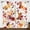 Autumn Maple, variant on Lfeey Pumpkin Floral Blackout Curtains for Bedroom, Thermal Insulated Light Blocking Rod Pocket Window Drapes 63 Inch Long, 2 Panels
