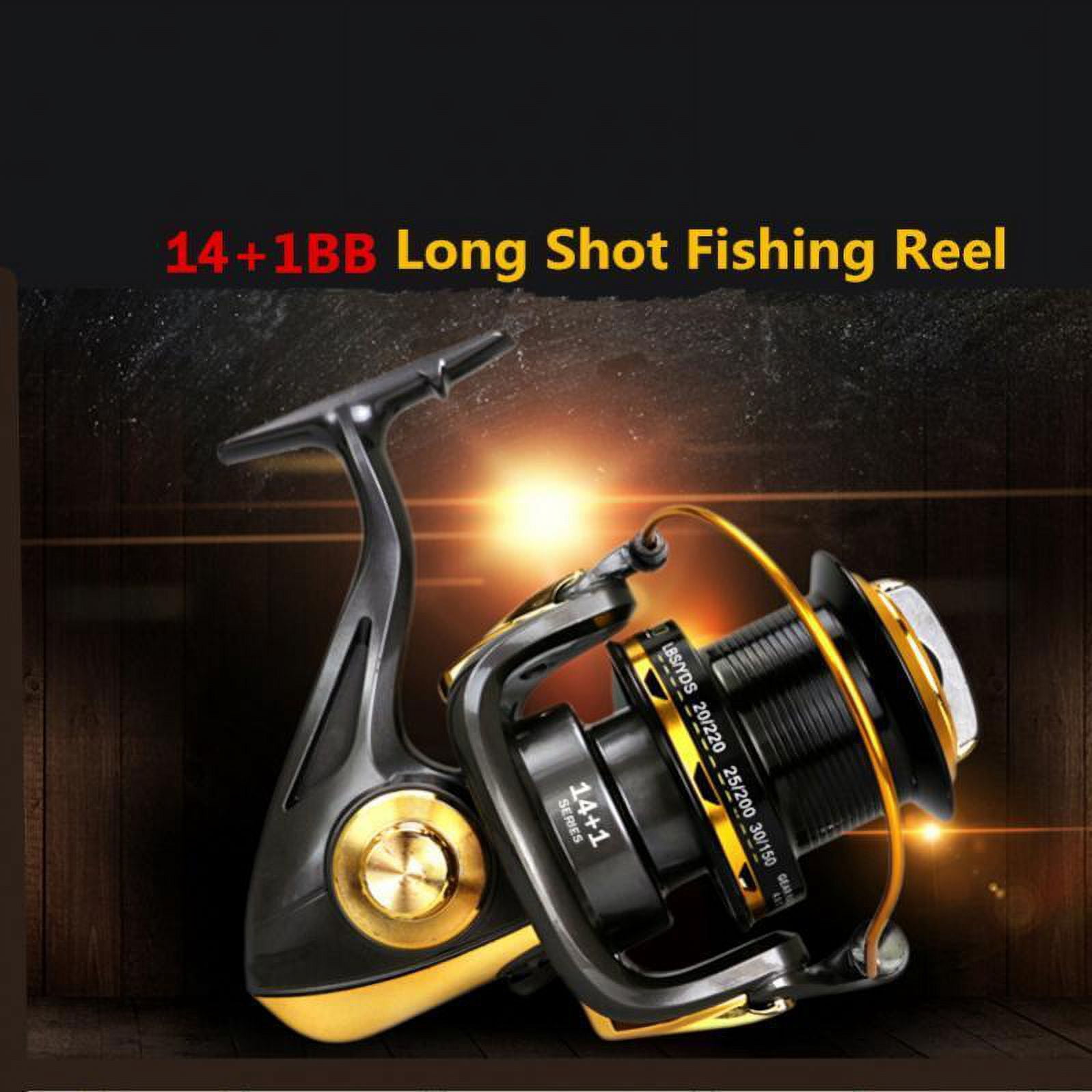 11000 Series Saltwater Metal Spinning Fishing Reel Large Sea Fishing Reels 55LB