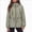 Green, variant on WXFAZCVU Women's Zip Up Hooded Rain Jacket Outdoor Going Out Raincoat Windbreaker with Pockets Size 3XL