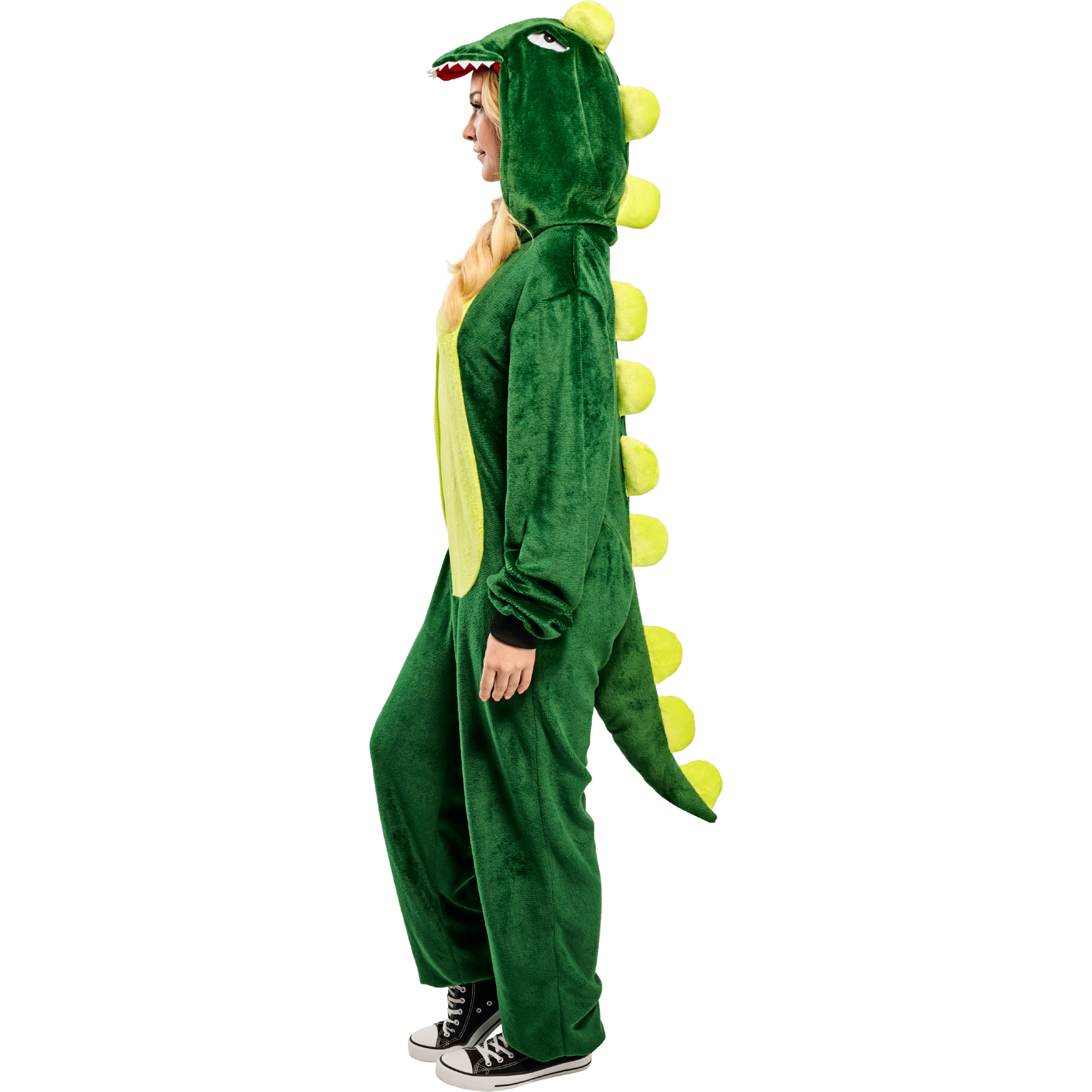 Dinosaur Halloween Costume for Adults, Adult Size L (36-42), by Way to Celebrate