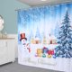 thumbnail image 5 of Decoración de baño, 200x180 cm, patrón temático navideño, cortina de ducha impermeable, cortina de baño, rendimiento sólido Jadeshay A, 5 of 8