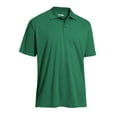 thumbnail image 6 of Expert Brand Men's Oxymesh™ Dry Fit Athletic Polo Shirt, Forest Green, XL, 6 of 7
