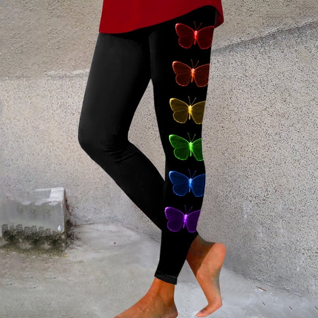 WILLBEST Leggings de Yoga Estampados Para Mujer, de Cintura Alta, Para Entrenar, Correr, Deportes, Cómodos, Elásticos, Suaves y Transpirables, Ropa Deportiva Grande