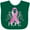 Green, variant on Inktastic Hope- Pink Ribbon Breast Cancer Awareness Boys or Girls Baby Bib