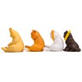 thumbnail image 3 of UDIYO 4Pcs Cute Toast Cats Mini Figurine Kids Toy DIY Fairy Garden Cake Ornaments, 3 of 6