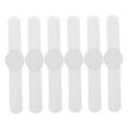 thumbnail image 4 of SWETRACE 6Pack Slap Bracelets White PVC Circular Wearable for Kids Activities, 4 of 8