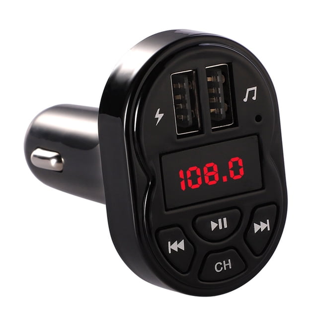 Voiture MP3 Charge Rapide Intelligente Sans Perte Qualité Sonore Mains Libres Appel Multi-Fonction Lecture Diffusion Vocale Protection Intelligente,Black&friday Deals 2024,Cyber&Monday Deals 2024,PENDANE,Noir