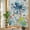 Khaki, variant on Coastal Octopus Privacy Window Film, Decorative Stained Glass Window Film, Summer Vintage Nautical Coral Starfish Resuable Rainbow Static Cling for Home Bathroom Living Room Glass Door 17.7"x39.3"