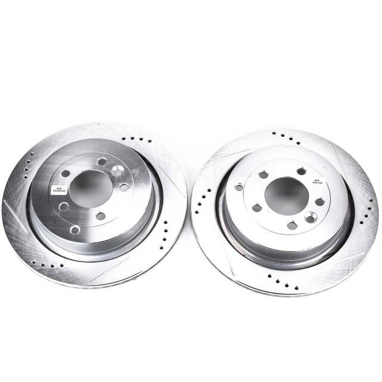 Power Stop EBR1046XPR Evolution Drilled & Slotted Rotors -Rear
