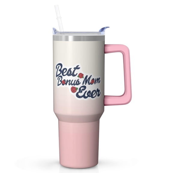 Appreciation Gifts for Mom - 40 Oz Stainless Steel Tumbler with Lid and Straw - Perfect Mothers Day Birthday Christmas Gift for Mom Wife Grandma