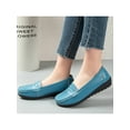 thumbnail image 5 of Ymiytan Women Nonslip Nursing Shoe Driving Slip On Flats Womens Work Breathable Moccasins Light Blue 5.5, 5 of 6