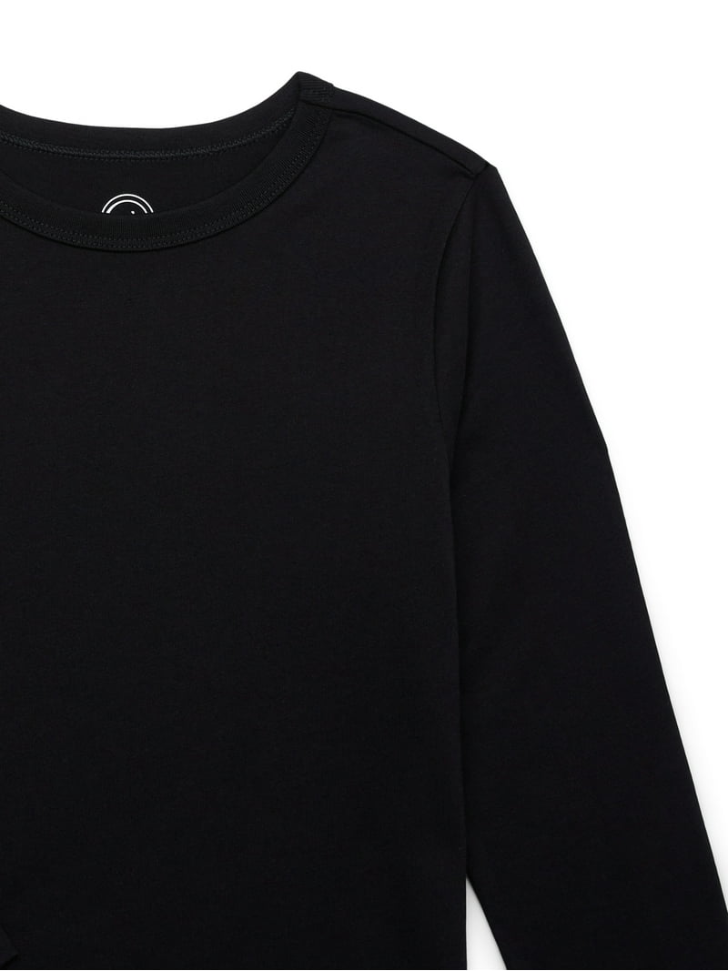 Wonder Nation Boys Long Sleeve Kid Tough T-Shirt, Sizes 4-18