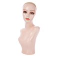 thumbnail image 2 of Bald Man Stand Holder Professional With Makeup Manikin With Shoulder For Style B, 2 of 9