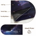 thumbnail image 6 of 3'x5' Rug for Living Room Bedroom, Navy Blue Sky Washable Area Rugs Non-Slip Carpet Mats, Modern Art Stars Indoor Low Pile Area Rug Runner for Kitchen, Mudroom, 6 of 8
