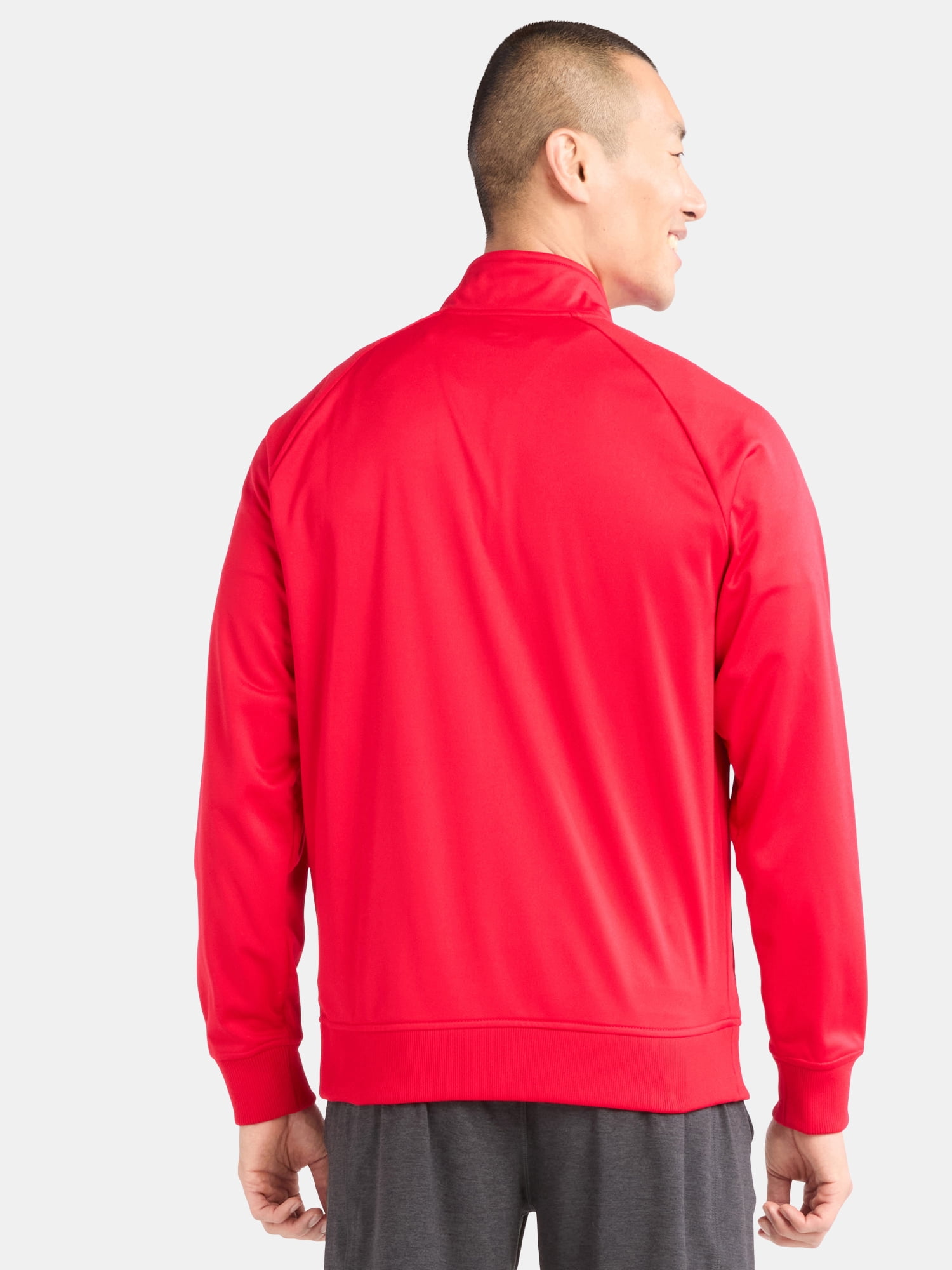 Athletic Works Men's and Big Men's Tricot Track Jacket, Sizes S-3XL