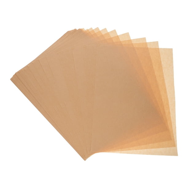 Hojas de papel para hornear pergamino de 100 piezas para hornear a la parrilla Freidante de aire de pastel de pan ballestino Pizza