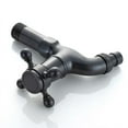 thumbnail image 5 of BrassWashingMachineFaucetWith1/2inchSinkSpoutAntiqueCrossHandleMopFaucetForGardenSink,Black1Pcs, 5 of 5