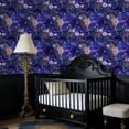 thumbnail image 4 of Peel and Stick Wallpaper Leopard Vibrant Flowers Under Mystical Moonlight Wall Mural 23.6in x 9.8ft Self Adhesive Removable Wall Paper Renter Friendly Wallpaper for Bedroom Cabinets Maximalism Decor, 4 of 8