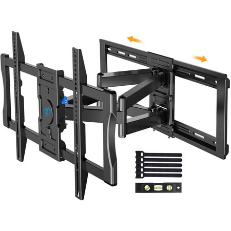 PERLESMITH Full Motion TV Mount for 37-85 inches TV with Swivel Extension Tilting Arms Bracket