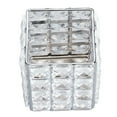 thumbnail image 4 of European Style Crystal Storage Box Crystal Jewelry Trinket Box Square Earrings Rings Organizer for Gift Giving Home Decoration Silver, 4 of 22