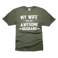 thumbnail image 5 of Mens Awesome Husband T-shirt Gift From Wife Valentine's Day Husband Shirt Hubby Gifts For Him (Small Grey), 5 of 6
