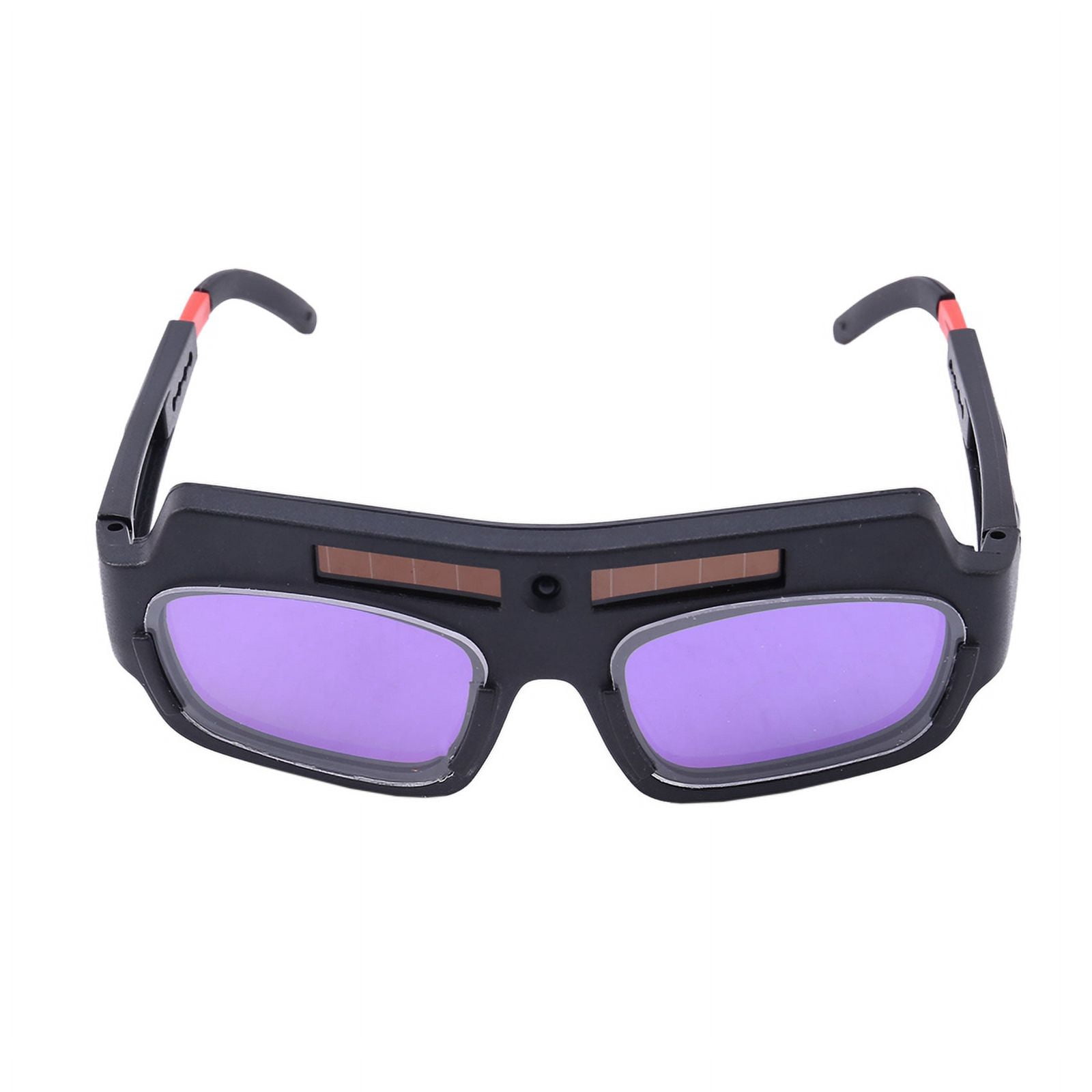 5pc Solar Powered Auto Darkening Welding Mask Helmet Goggles Welder Glasses Arc Anti-shock Lens For Eye Protection