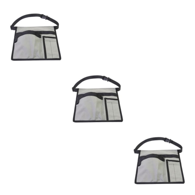 relayinert Pochette de Tablier d'Outil Imperméable pour 3Set Portable Gris Résistant aux Déchirures et Résistant aux Charges Lourdes