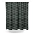 thumbnail image 1 of S4Sassy Black Floral Block Bathroom Decor Shower Waterproof Curtain Drapes Resistant-60 x 70 Inch, 1 of 6