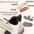 thumbnail image 2 of TARANIS Baby/Toddler Boys Girls Shoes Non-Slip Sole Water-Resistant Baby Walking Shoes, Apricot/White, Size 9.5 Toddler, 2 of 7