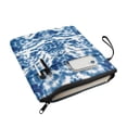 thumbnail image 3 of HELLHERO Zipper Bag Storage & Portability Pocket Easy Carry Book Case Waterproof with Book Organzoer Holder 11.42 x 8.66 Inch Blue Tie Dye, 3 of 8