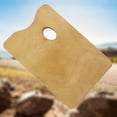 thumbnail image 6 of CATIEBYE 1Pack Thumb-hole Comfort Square Shaped Palette for Painting Colour Mixing Tray Artists Use Khaki 9.8x11.8in, 6 of 8