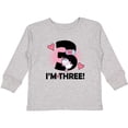 thumbnail image 3 of Inktastic 3rd Birthday 3 Year Old Girl Unicorn Girls Long Sleeve Toddler T-Shirt, 3 of 5