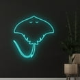 thumbnail image 2 of Handmadetneonsign Manta Ray Fish Led Sign, Manta Ray Fish Neon Sign, Marine Fish Led Light, 2 of 5