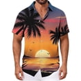 thumbnail image 4 of Mceream Hawaiian Shirt for Men Funny Short Sleeve Loose Button Down Casual Collared Printed Graphic Summer Beach Dress Shirts Fashion Tunic Tops Plus Size Multicolor S, 4 of 6