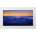 thumbnail image 1 of Bouscarle, David 18x11 White Modern Wood Framed Museum Art Print Titled - Misty Mountains, 1 of 4