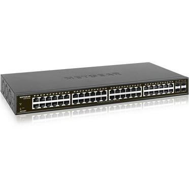 Netgear GS348T-100NAS 48-Port Gigabit Ethernet Smart Managed Pro Switch with 4 Dedicated SFP Ports