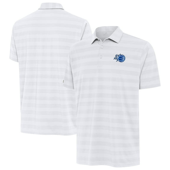 Men's Antigua White Orlando Magic New Logo Tunnel Polo