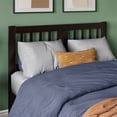 thumbnail image 2 of AFI Tahoe Solid Wood Full Platform Bed with Footboard in Espresso, 2 of 8