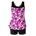 thumbnail image 5 of REDARER Ensemble Tankini Deux Pièces à Imprimé Floral avec Short de Bain Assorti pour Femmes Plage, 5 of 5