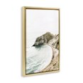 thumbnail image 3 of Stupell Industries Coastal California Cove Gold Framed Floater Canvas Wall Art, design by Sisi and Seb, 31 x 21, 3 of 9