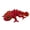Red, variant on 3D Printed Lizard Figurine Multi-Color Gradient Desktop Ornament Decor