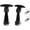 Black, variant on Qumonin Truck Cooler T-Handle Latches - Stainless Steel & Rubber Buckle