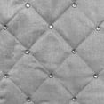thumbnail image 4 of Vickerman 52" Gray Quilt Stitch Jewel Christmas Tree skirt, 4 of 5