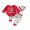 Red, variant on Cjfdfy Newborn Baby Boy Christmas Outfit My First Christmas Long Sleeve Excavator Print Romper Pants Hat 3-piece Set Infant Cute Christmas Holiday Fall Winter Clothes 0-18M