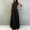 thumbnail image 2 of zbxnLI Womens Sleeveless Dress Summer Maxi Tanks Dresses Elegant Tank for Women Casual Loose Party Long Sundress, 2 of 6