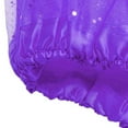 thumbnail image 2 of BLTIBY Womens Sequin Skirt Solid Color Elastic Waist Dancing Dress Princess Mesh Tulle Above Knee Skirts Fashion Elegant Dress Purple One Size, 2 of 5