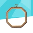 thumbnail image 4 of Octagon Embroidery Hoops Cross Stitch Imitated Wood Embroidery Circle Art Craft Embroidery Frame, 4 of 5