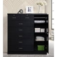 thumbnail image 3 of Pemberly Row 7 Drawer Chest in Black, 3 of 6