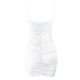 thumbnail image 4 of Vestido camisola sin mangas de color liso con cuello en V para mujer: estilo informal para primavera-verano, cintura elástica, ideal para fiestas y vacaciones., 4 of 8